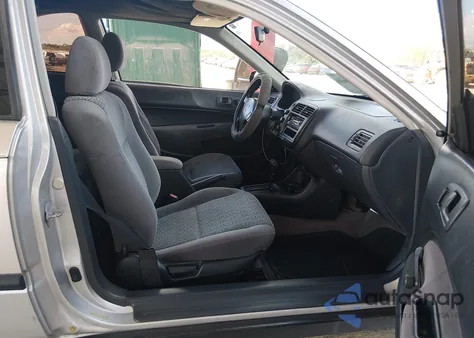 2000 Honda Civic Dx from USA, damaged, VIN 1HGEJ6228YL060267